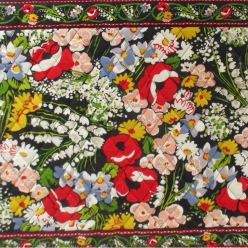 Vera Bradley Placemats (FOUR) in HTF Poppy Fields EUC.